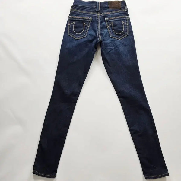 [BUNJANG] True Religion Skinny Stretch Denim Jeans Size 24 / 트루릴리전 청바지 미국 스키니 스판 데님 사이즈24 R6718