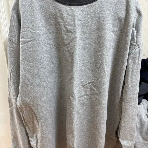 [BUNJANG] MOIF Ringer Long Sleeve T-Shirt Gray Size 3 / 모이프 링거티 긴팔 그레이 3사이즈