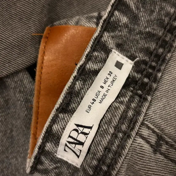 [BUNJANG] ZARA Grey Wash Denim Pants / ZARA 데님 그레이 팬츠