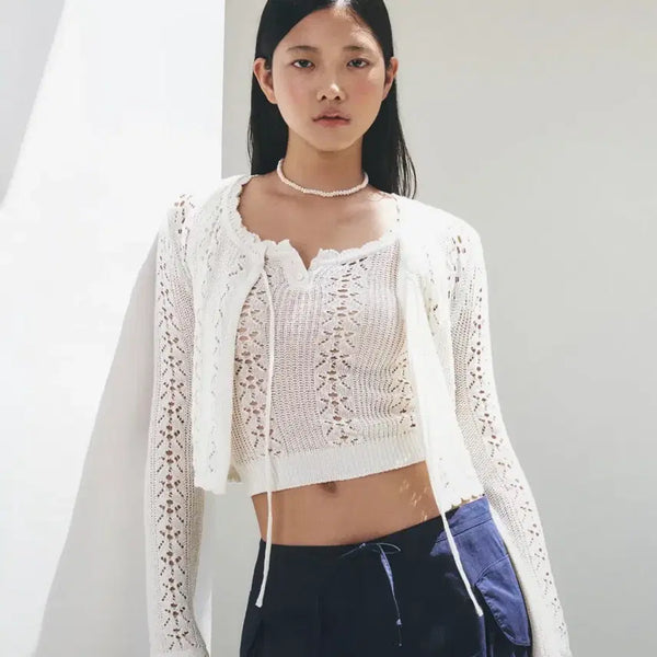 [BUNJANG] Grove KIKO SKASHI Knit Set (as worn by Ki Eun-sae) / 그로브 KIKO SKASHI KNIT세트_기은세착용
