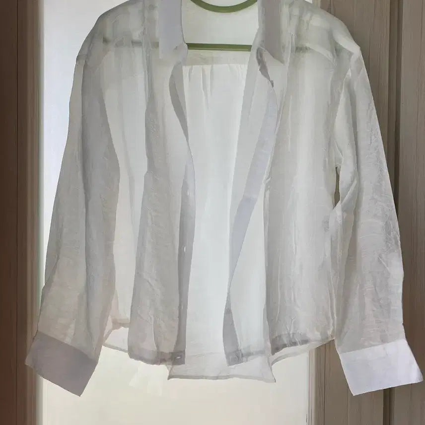[BUNJANG] White Summer Shirt - New / 화이트 여름셔츠 새상품