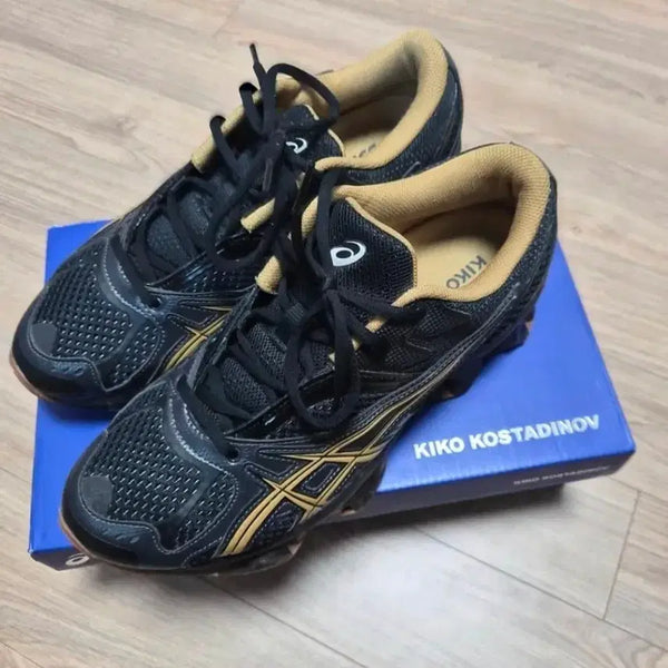 [BUNJANG] Asics Kiko Kostadinov Gel-Kayano 14 "Black Gold" Sneakers / 아식스 키코 코스타디노브 젤카야노 검금 270