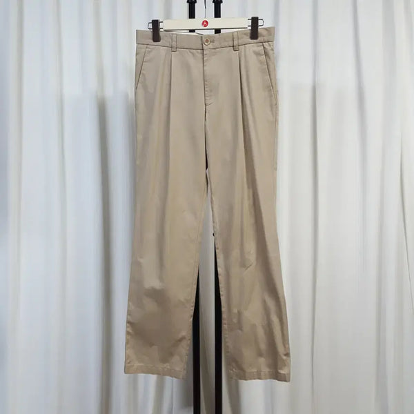 [BUNJANG] Beanpole Men's Wide Chino Pants Beige 31 Inch / 빈폴 남성 와이드 치노 팬츠 면바지 31 오일장