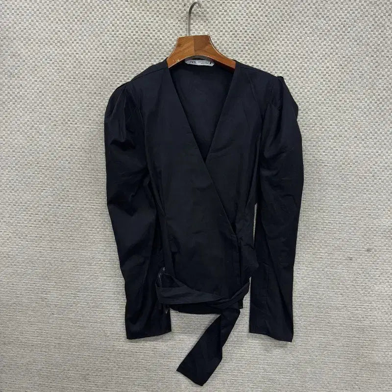 [BUNJANG] ZARA Belted Blouse - Size S / 자라 ZARA 벨티드 블라우스 S D03659
