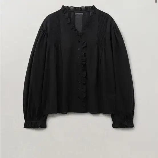 [BUNJANG] Lounaroom Britten Cotton Blouse Black / 루나룸 브리튼 블라우스 블랙