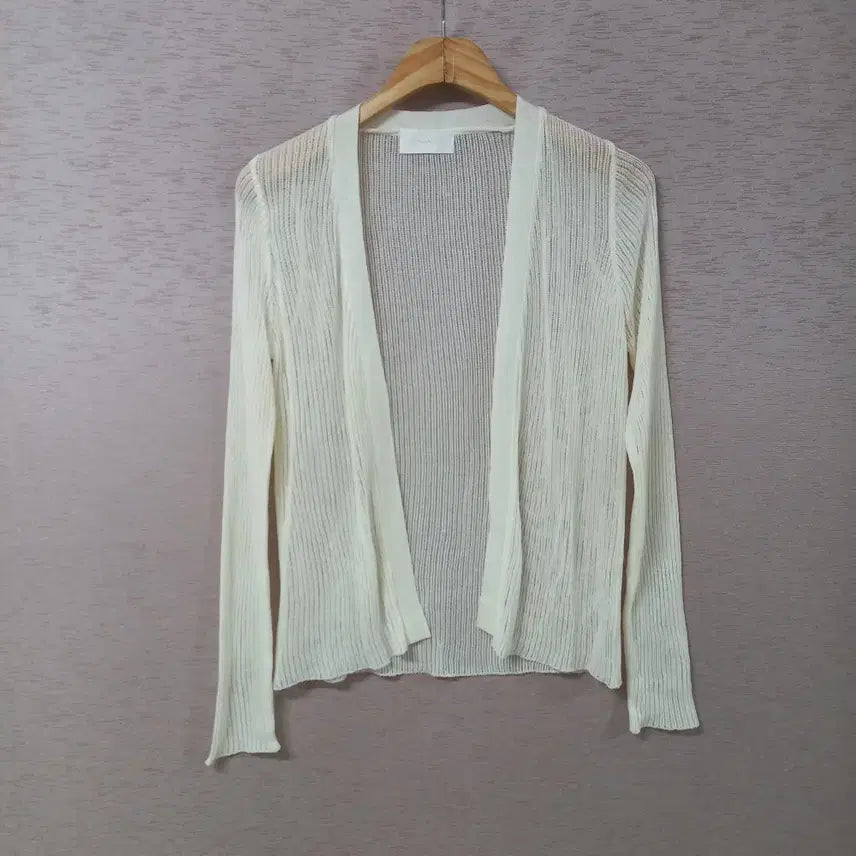 [BUNJANG] SANS Ivory Knit Cardigan Women / B7-29/SANS 아이보리 니트가디건 여성