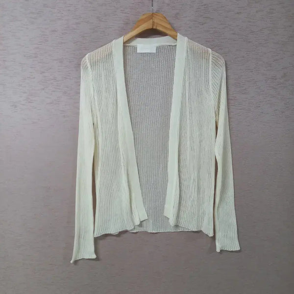 [BUNJANG] SANS Ivory Knit Cardigan Women / B7-29/SANS 아이보리 니트가디건 여성