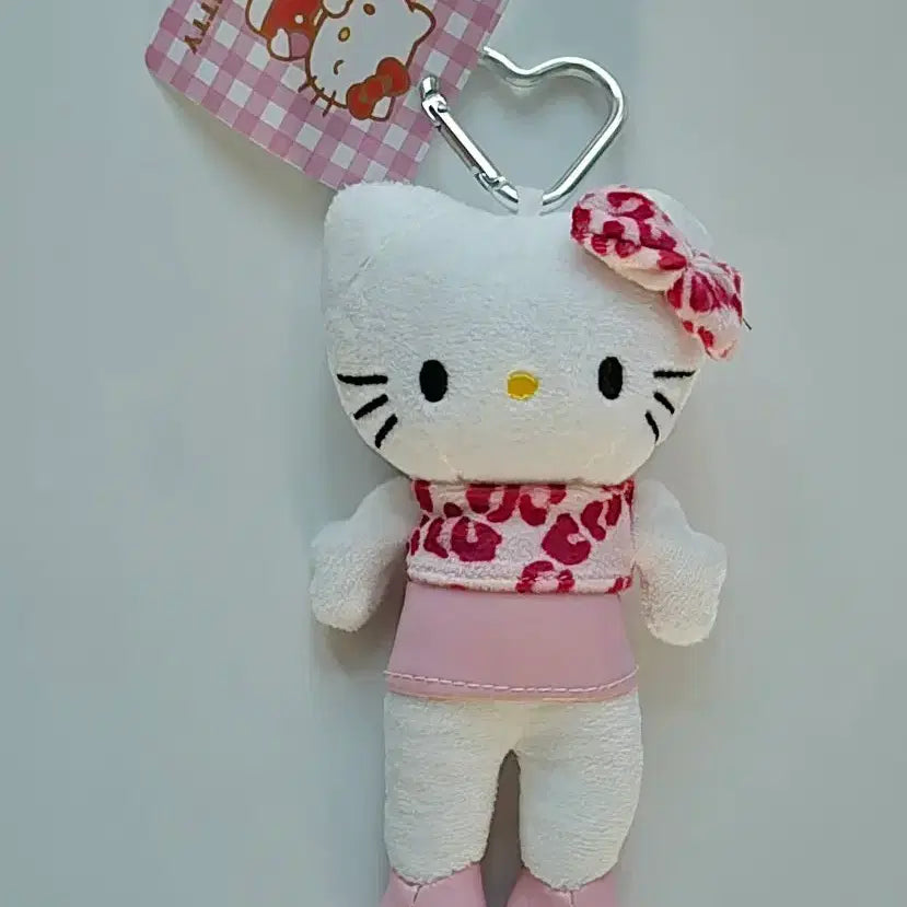 [BUNJANG] Hello Kitty Long Legs Plush Keychain Pink / 헬로키티 롱다리 인형 키링 핑크