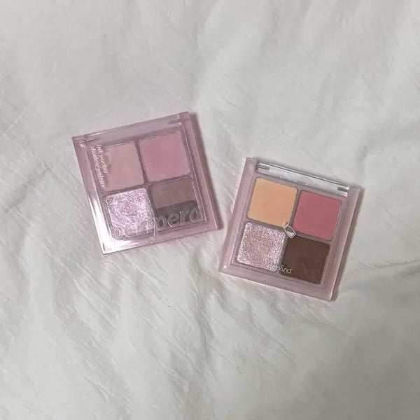 [BUNJANG] Rom&nd 4-Shade Eyeshadow Palette (Dry Strawberry) & Peripera 4-Shade Eyeshadow Palette (Cool Summer Scent) / 화장품