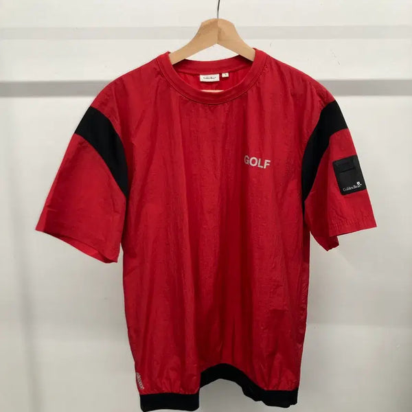 [BUNJANG] Golden Bear Golf Short Sleeve Lightweight Pullover Windbreaker 105 / 골든베어 골프 반팔 경량 바람막이 풀오버 105