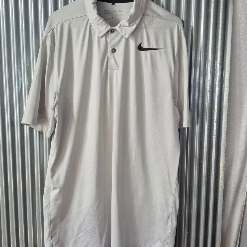 [BUNJANG] Nike Golf Men's Short Sleeve Polo Shirt Light Gray L / L 나이키 골프 남성 반팔 폴로 셔츠 연회색