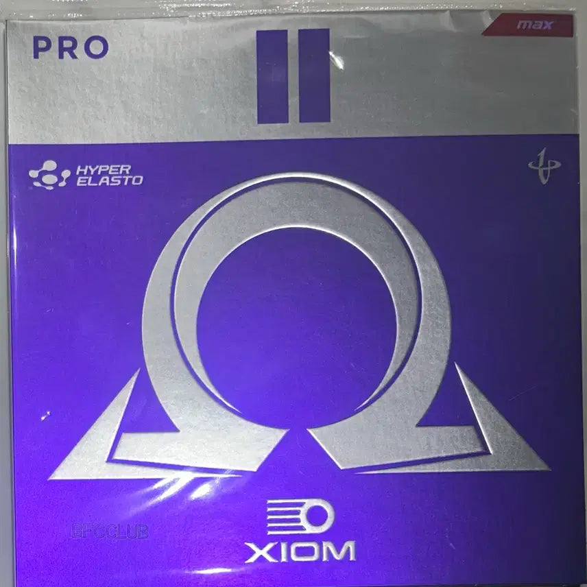 [BUNJANG] Xiom Omega 2 Pro Table Tennis Rubber (Unsealed, Red) / 엑시온 탁구러버 오메가 2 프로 (미개봉, 적색)
