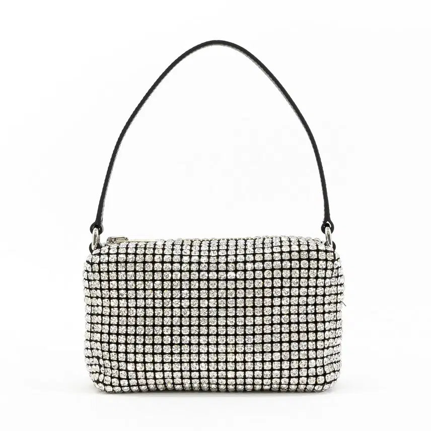 [BUNJANG] Alexander Wang Crystal Mesh Medium Pouch Tote Bag / 알렉산더왕 크리스탈 메쉬 미디움 파우치 토트백