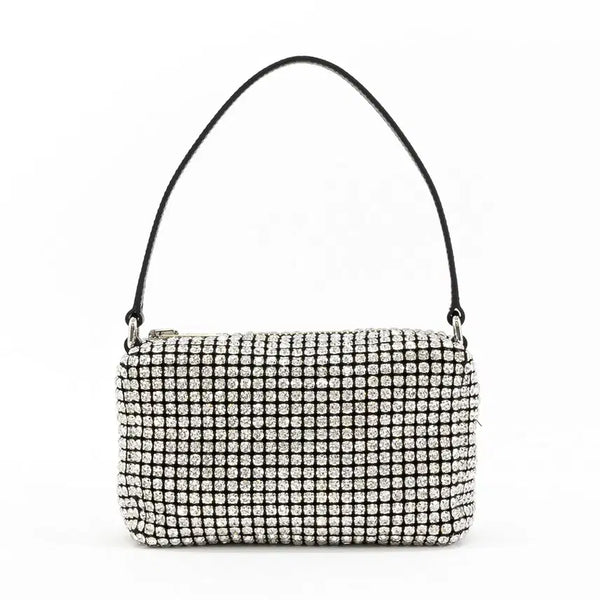 [BUNJANG] Alexander Wang Crystal Mesh Medium Pouch Tote Bag / 알렉산더왕 크리스탈 메쉬 미디움 파우치 토트백