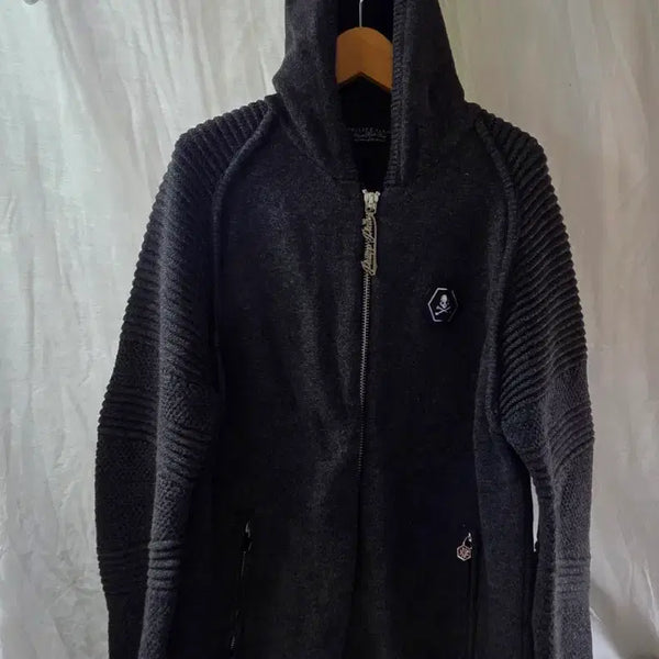 [BUNJANG] Philipp Plein Hooded Zip-Up Dark Gray XL / 필립플레인 후드 집업 다크그레이 XL