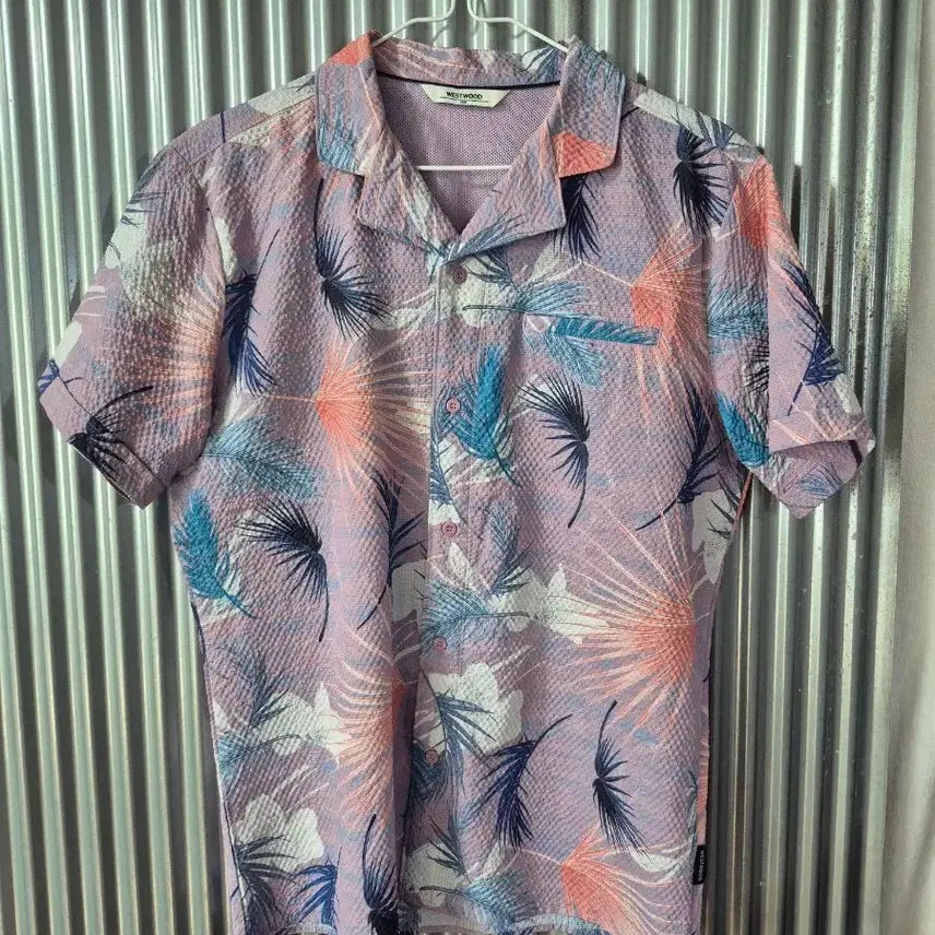 [BUNJANG] 100 Westwood Pattern Short Sleeve Shirt / 100 웨스트우드 패턴 반팔 셔츠