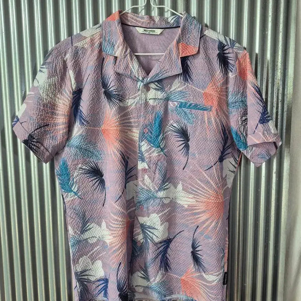 [BUNJANG] 100 Westwood Pattern Short Sleeve Shirt / 100 웨스트우드 패턴 반팔 셔츠