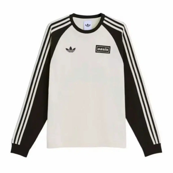[BUNJANG] Adidas Oasis Collaboration Long Sleeve T-Shirt Cream White S Size / 아디다스 오아시스 콜라보 긴팔 티셔츠 S 사이즈 크림 화이트