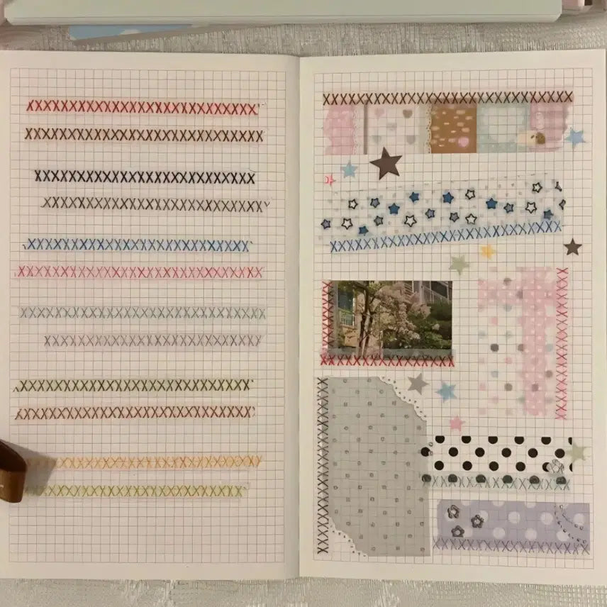 [BUNJANG] Way to Fetch Mini Stitch Mix Deco Tape 4 Types / 웨이투페치 미니 스티치 믹스 마테 4종