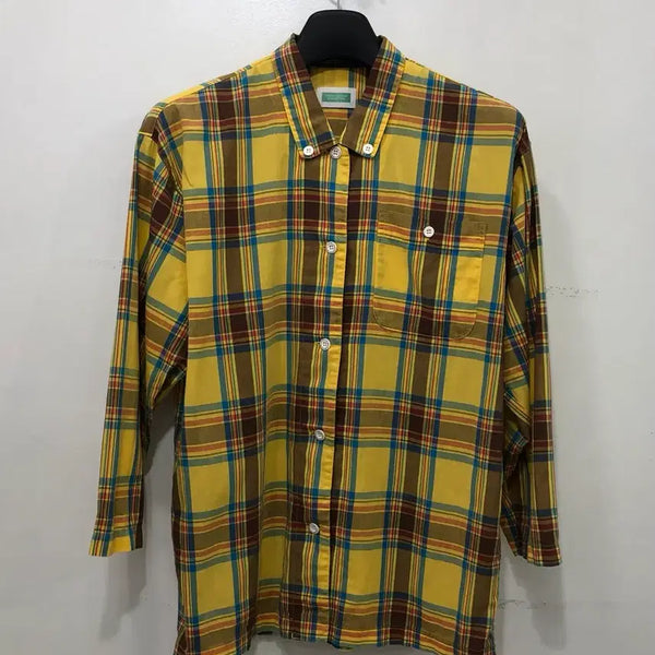 [BUNJANG] United Colors of Benetton Plaid Button-Up Shirt / United Colors of Benetton 셔츠