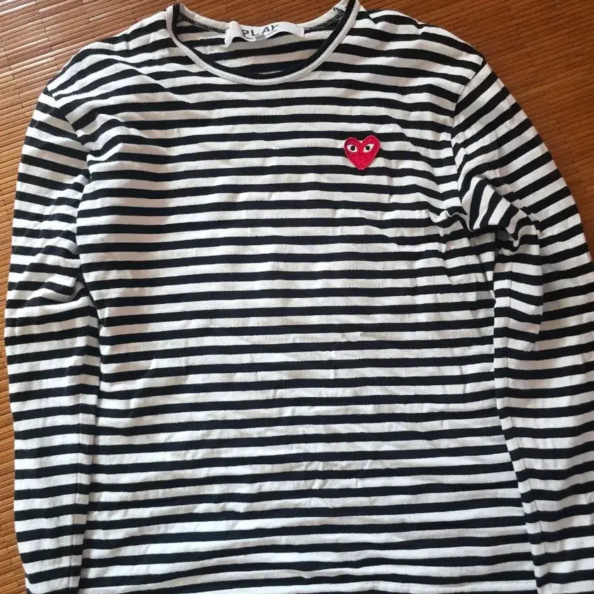 [BUNJANG] Comme des Garçons Striped Black Long Sleeve / 꼼데가르송 스트라이프 블랙 롱슬리브