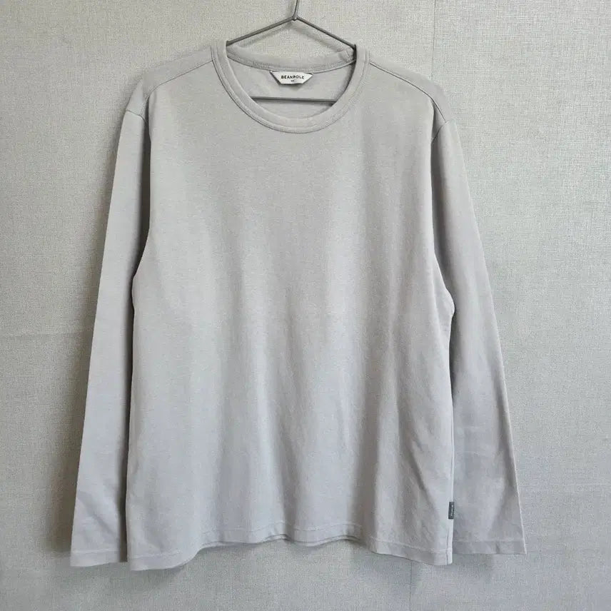 [BUNJANG] Beanpole Men's Long-Sleeve T-shirt Light Grey Size 105 / 빈폴 남성 긴팔 티셔츠 라이트 그레이 105 JJ3116