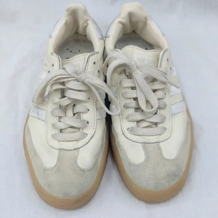 [BUNJANG] Adidas Samba Off-White Sneakers / 아디다스 삼바 오프화이트 235