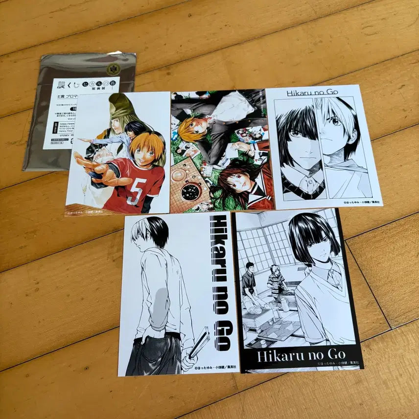 [BUNJANG] Hikaru no Go Original Art Exhibition Kuzui Bromide Set E / 고스트 바둑왕 히카루의 바둑 원화전 쿠지 브로마이드 세트 E상