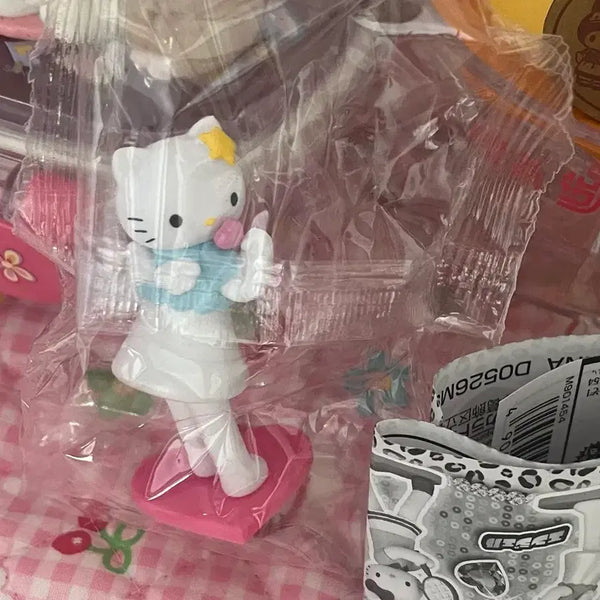[BUNJANG] Sanrio Angel Kitty Long Legs Figure / 산리오 엔젤 롱다리 키티 피규어 천사키티 메디컬 요정 키티스트랩 가챠