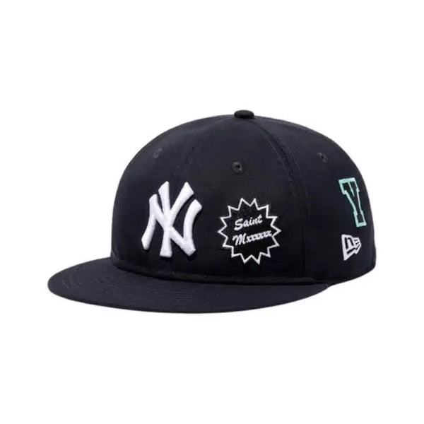 [BUNJANG] New Era MLB x Saint Michael Yankees Cap Navy / 뉴에라 MLB x 세인트 마이클 양키스 캡 네이비 - 25SS