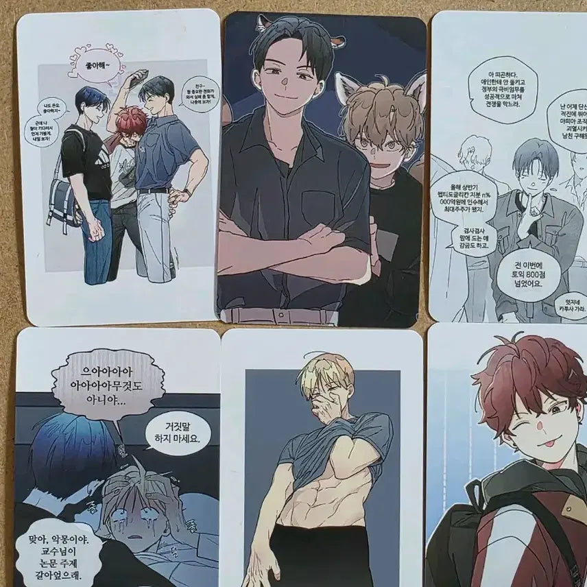 [BUNJANG] Toonique Wonroom Joojyo Room Defense Photocard Bundle Set / 투니크 원룸조교님 방포 포토카드 포카 일괄
