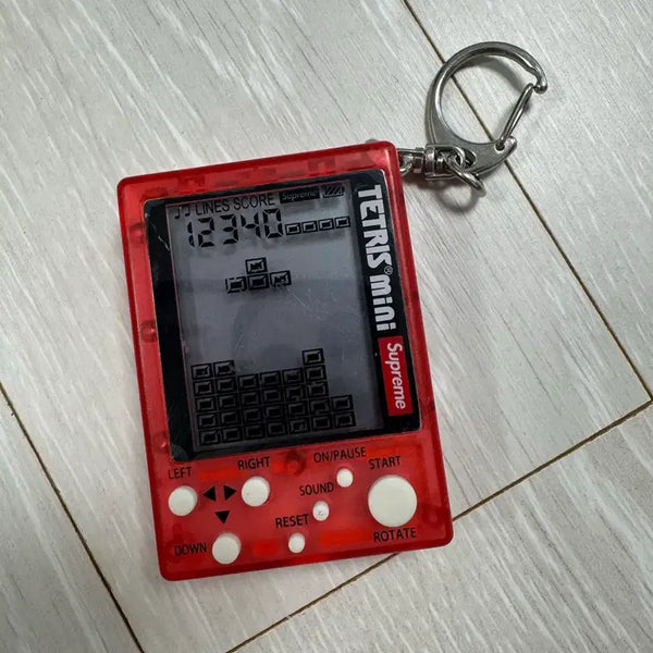 [BUNJANG] Supreme Tetris Mini Keychain Red / 슈프림 테트리스 키링 레드