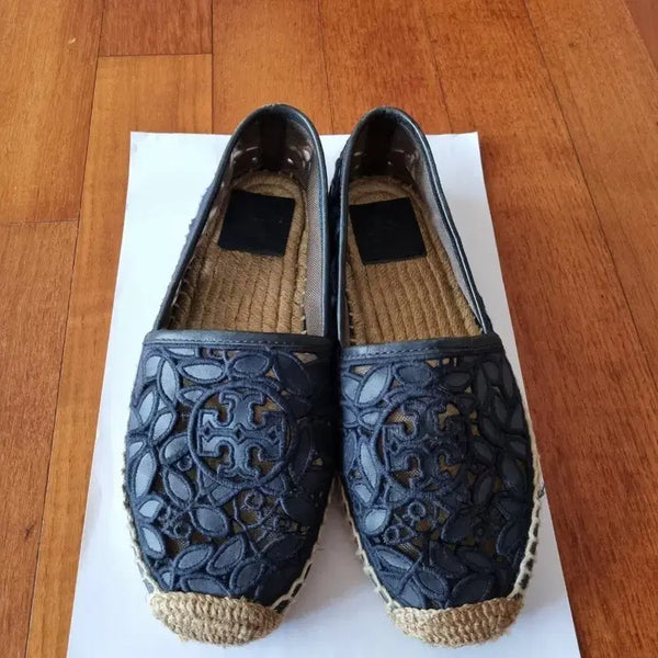 [BUNJANG] Tory Burch Espadrille Slip-on Shoes / 토리버치  에스파듀 슬립온