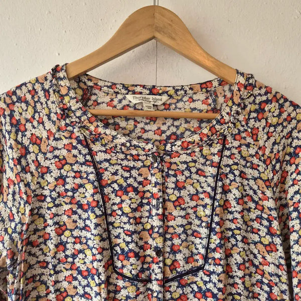 [BUNJANG] Thursday Island Women's 7-Sleeve Floral Pattern Dress / 써스데이아일랜드 여성 플라워패턴 7부원피스 90-165M사이즈
