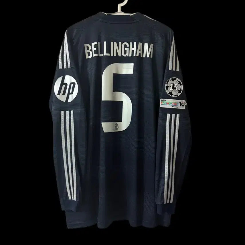 [BUNJANG] Real Madrid 2025/26 Bellingham Long Sleeve Away Jersey (XL) / [국내3XL] 25/26 레알마드리드 어웨이 긴팔 벨링엄 유니폼