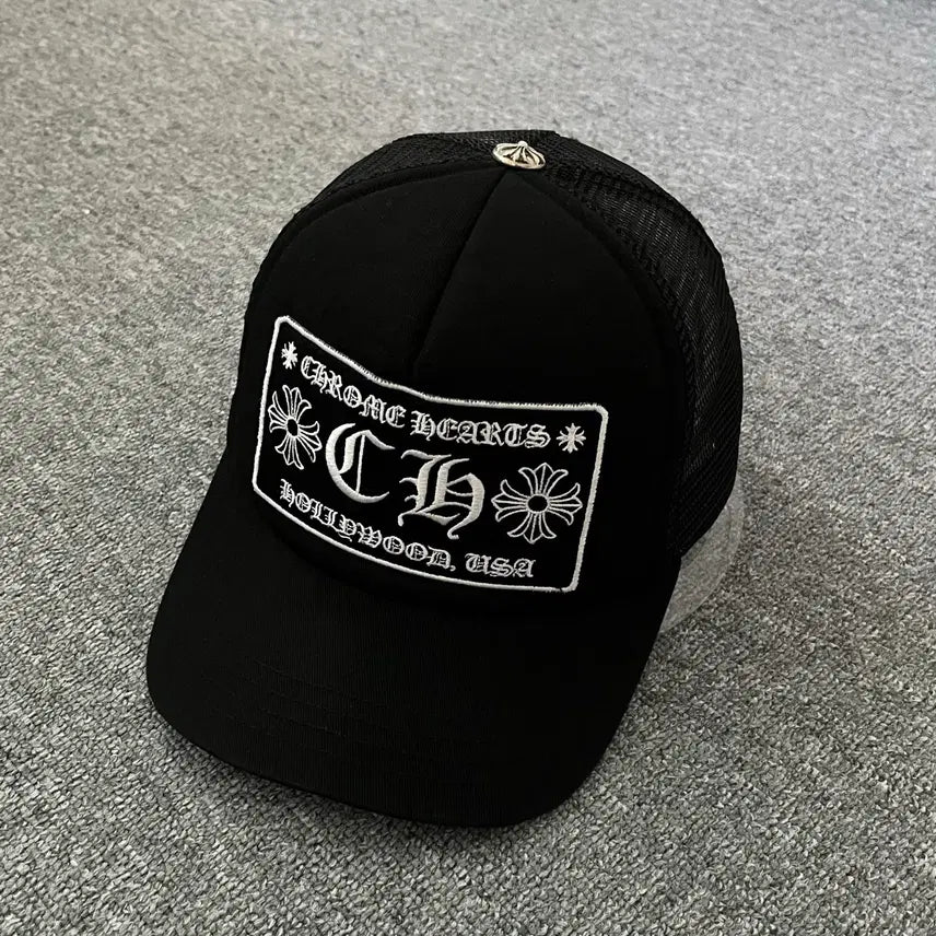 [BUNJANG] Chrome Hearts Hollywood Trucker Hat Black / 크롬하츠 CH 할리우드 트러커햇 블랙