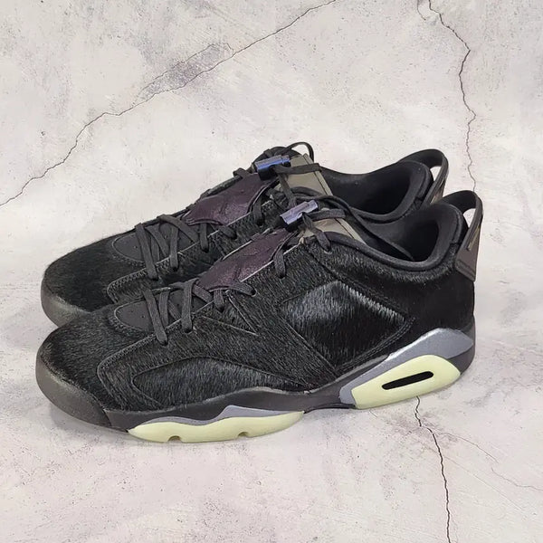 [BUNJANG] Nike Air Jordan 6 Retro Low Black Men's 10.5 / Women's 12 / 나이키 여성285(남성280) 조던 6 레트로 로우 블랙 새제품