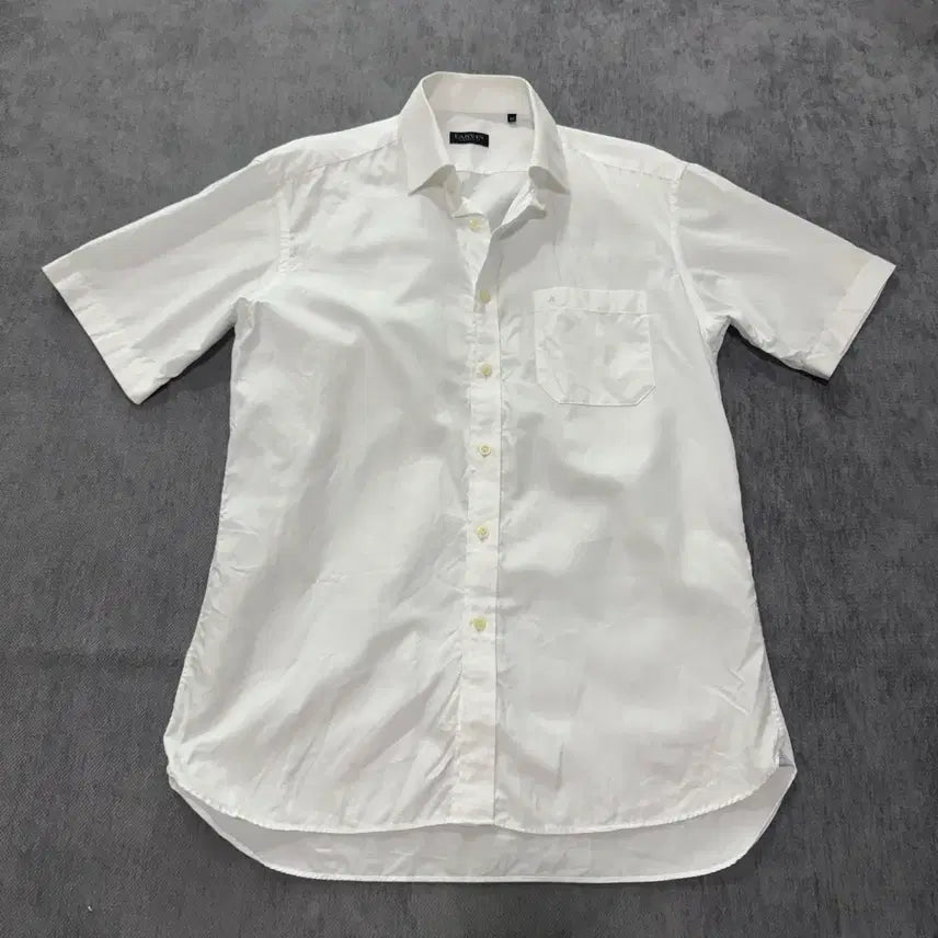 [BUNJANG] LANVIN White Short Sleeve Shirt (Size 100) / 100 랑방 LANVIN 반팔 셔츠 화이트