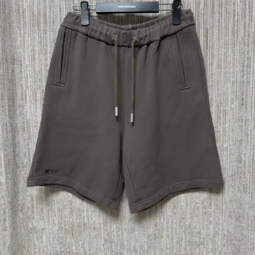 [BUNJANG] WooYoungMi Logo Banding Shorts Size 48 / 우영미 로고 밴딩 반바지 48(4장일괄 구매시 이상품 드립니다)