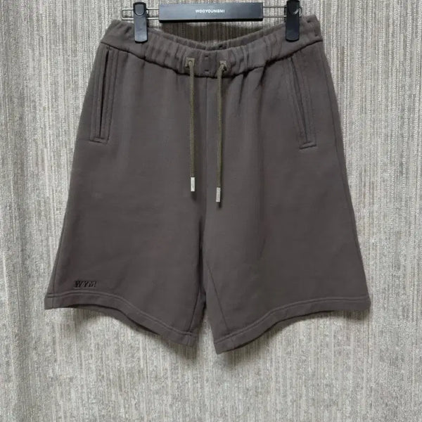 [BUNJANG] WooYoungMi Logo Banding Shorts Size 48 / 우영미 로고 밴딩 반바지 48(4장일괄 구매시 이상품 드립니다)