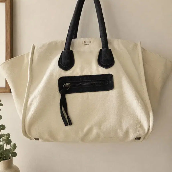 [BUNJANG] Celine Canvas Tote Bag / 셀린느 캔버스토드백