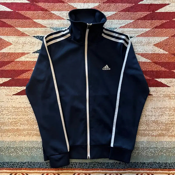 [BUNJANG] Adidas Women's Sideline Jersey Track Top Jacket Navy XS / 아디다스 여성 사이드라인 져지 트랙탑 자켓 [네이비] XS/85