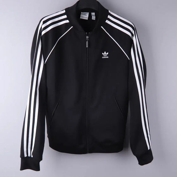 [BUNJANG] Adidas Women's Superstar Track Top Jersey Black CE2392 (S) / 아디다스 여성 슈퍼스타 트랙탑 저지 블랙 ce2392 (S)