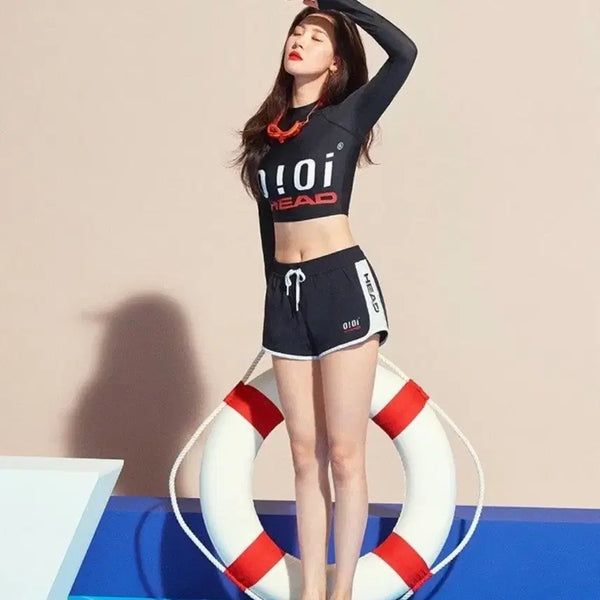 [BUNJANG] HEAD x oioi Rash Guard Top / HEAD X 오아이오아이 oioi 래쉬가드