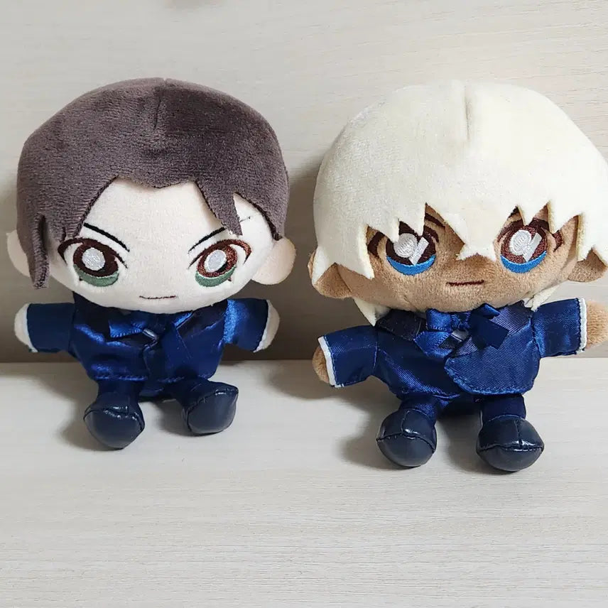 [BUNJANG] Detective Conan Shuichi Akai & Tooru Amuro 30th Anniversary Plush Dolls / 명탐정코난 아카이슈이치 아무로토오루 30주년 인형