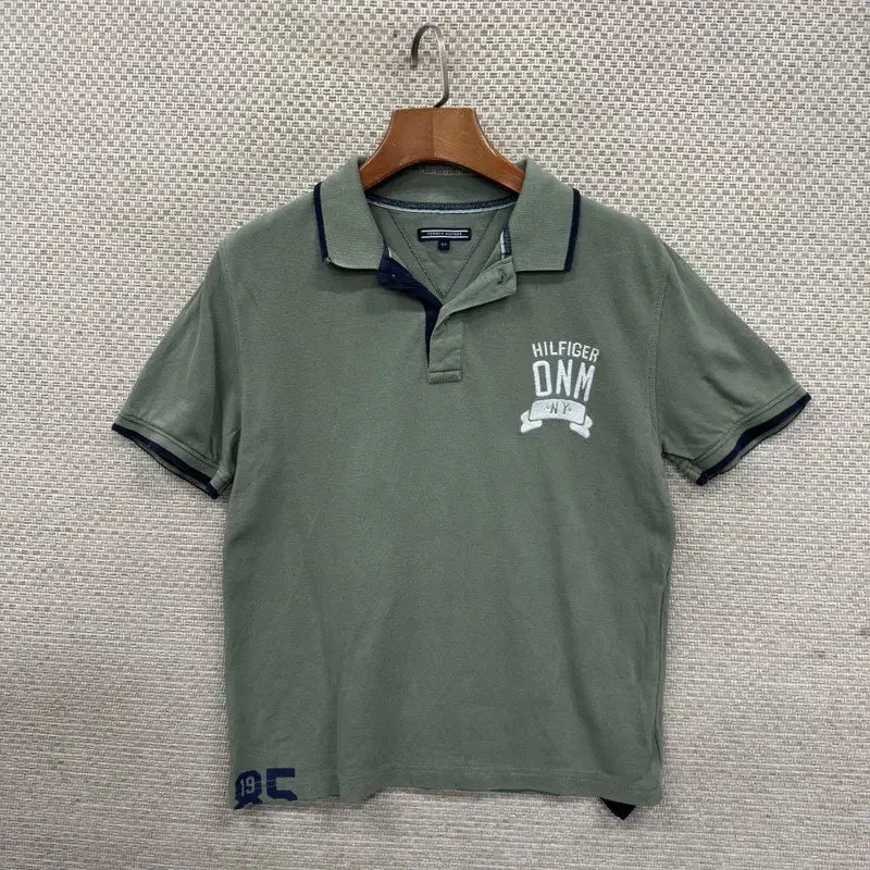 [BUNJANG] Tommy Hilfiger Short Sleeve Polo Shirt / 타미힐피거 숏 반팔카라티 164 D03584