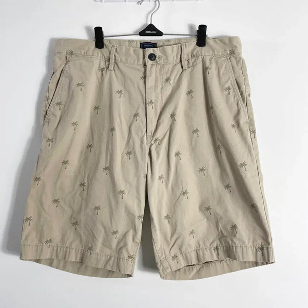 [BUNJANG] B1 Gap Palm Tree Pattern Cotton Chino Shorts Size 37 / B1 갭 야자수 패턴 코튼 치노 반바지 37사이즈
