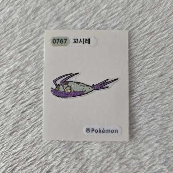 [BUNJANG] Pokemon Kkoshire Tteu-bbo-ssil Sticker / 포켓몬 꼬시레 띠부씰