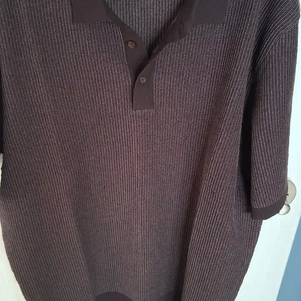 [BUNJANG] Andz Men's Knit T-Shirt Size 110 New / 앤드지 남자 반팔티 니트 110사이즈 새상품 판매합니다!