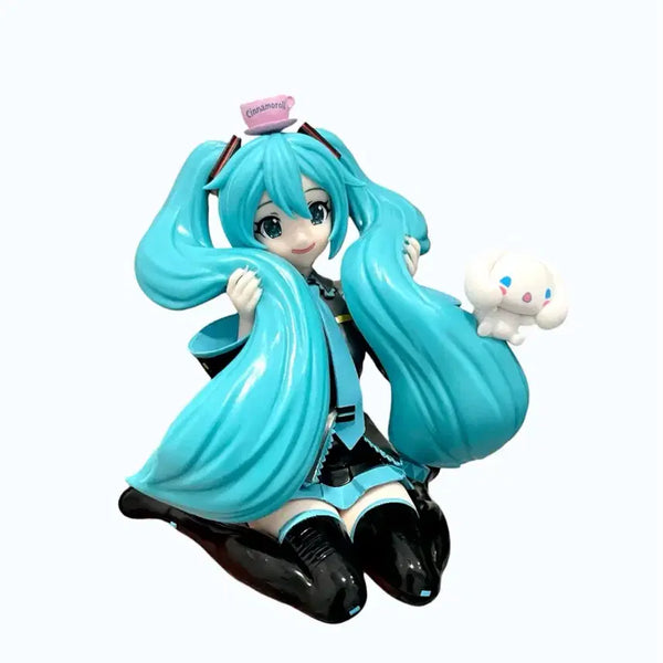 [BUNJANG] Hatsune Miku Cinnamoroll Choco Nose Figure / 하츠네 미쿠 시나모롤 초코노세 피규어